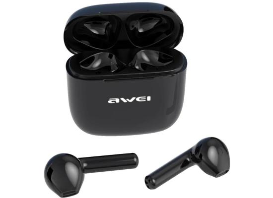 AWEI T26 Pro Wireless Earbuds / Bluetooth 5.3/ Stereo In-Ear Earphones with Microphone - Black