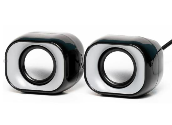 HP DHS-2111 Mini Box Wired 3.5 mm jack (audio), USB (power)  Multimedia Speaker 2-Channel 6W Max Power