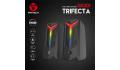 Fantech GS301 Trifecta RGB Dual Mode Connection (Wired & Bluetooth 5.0) Gaming Speaker, 10w Total Power, Easy Control, Smart RGB Switch Touchpad & Switch Between AUX & BT, 3.5mm Headphone Jack Support