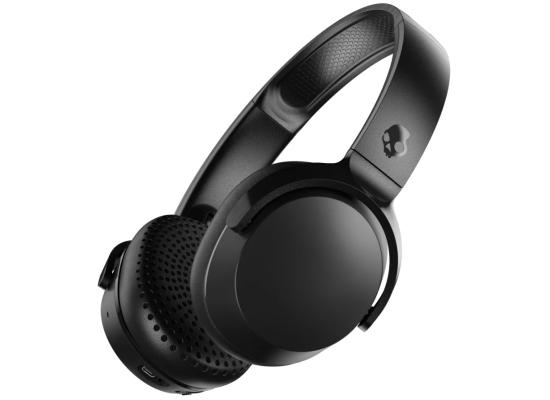 Skullcandy Riff Wireless 2 Headphone (Bluetooth 5.2) On-Ear Headset w/ Low Latency & Microphone, Rich, Clear Audio, 34 Hours Total Battery + Rapid Charge, Call, Track & Volume Control - True Black