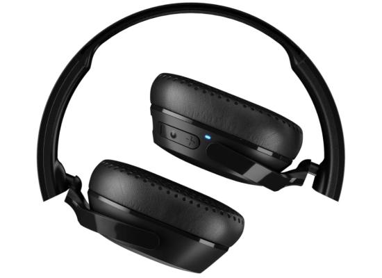 Skullcandy Riff Wireless 2 Headphone (Bluetooth 5.2) On-Ear Headset w/ Low Latency & Microphone, Rich, Clear Audio, 34 Hours Total Battery + Rapid Charge, Call, Track & Volume Control - True Black