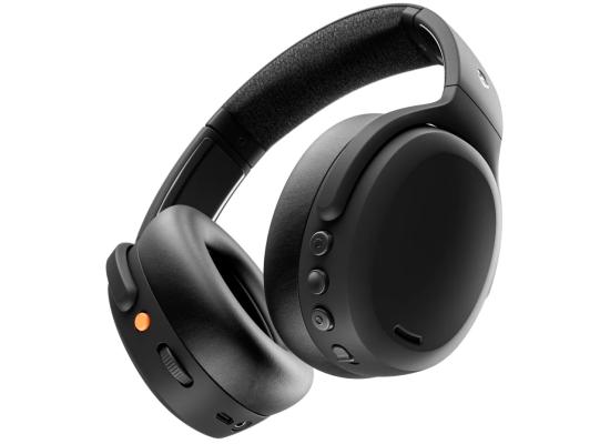 Skullcandy Crusher ANC 2 Wireless Headphone (Bluetooth 5.2) Over-Ear Extreme Haptic Bass Headset w/ ANC 4 Microphone, Rich, Clear Audio, 50 Hours Total Battery + Rapid Charge, Hands-free Voice Control - True Black