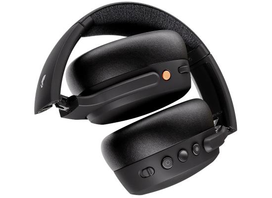 Skullcandy Crusher ANC 2 Wireless Headphone (Bluetooth 5.2) Over-Ear Extreme Haptic Bass Headset w/ ANC 4 Microphone, Rich, Clear Audio, 50 Hours Total Battery + Rapid Charge, Hands-free Voice Control - True Black