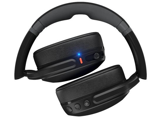 Skullcandy Crusher Evo Wireless Headphone (Bluetooth 5.0) Over-Ear Extreme Haptic Bass Headset w/ Microphone, Rich, Clear Audio, 40 Hours Total Battery + Rapid Charge, Call, Track & Volume Control - True Black