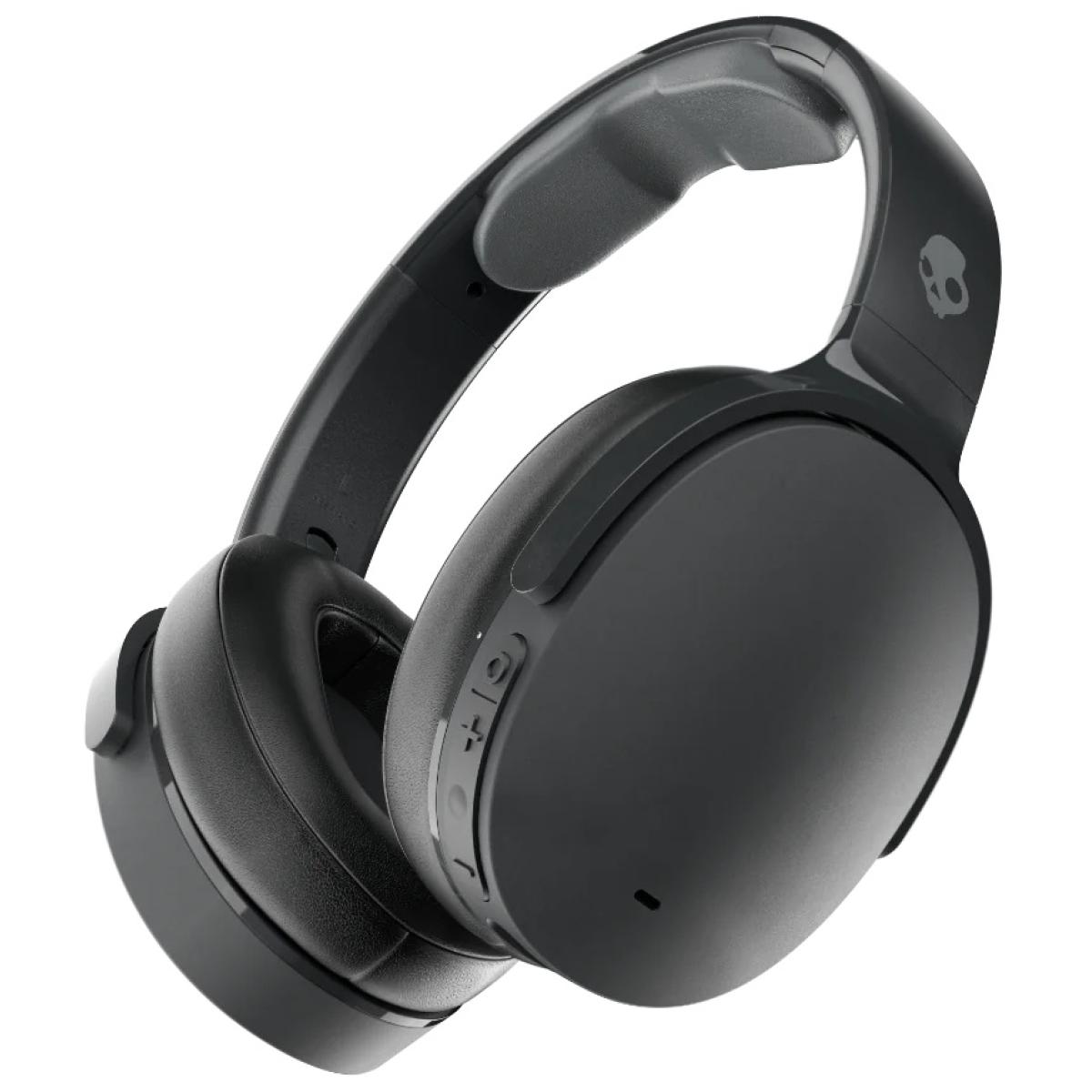 Skullcandy Hesh ANC Wireless Headphone (Bluetooth 5.0) Over-Ear Headset w/ ANC 4 Microphone, Rich, Clear Audio, 22 Hours Total Battery + Rapid Charge, Call, Track & Volume Control - True Black