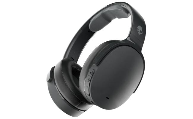 Skullcandy Hesh ANC Wireless Headphone (Bluetooth 5.0) Over-Ear Headset w/ ANC 4 Microphone, Rich, Clear Audio, 22 Hours Total Battery + Rapid Charge, Call, Track & Volume Control - True Black