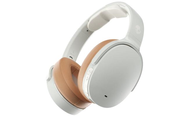 Skullcandy Hesh ANC Wireless Headphone (Bluetooth 5.0) Over-Ear Headset w/ ANC 4 Microphone, Rich, Clear Audio, 22 Hours Total Battery + Rapid Charge, Call, Track & Volume Control - Mod White