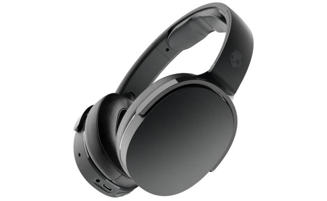 Skullcandy Hesh Evo Wireless Headphone (Bluetooth 5.0) Over-Ear Headset w/ Microphone, Rich, Clear Audio, 36 Hours Total Battery + Rapid Charge, Call, Track & Volume Control - True Black