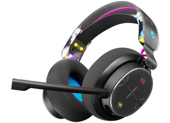 Skullcandy PLYR (2022) Wireless Gaming Headphone (Bluetooth 5.2, USB-A, 3.5mm Aux) Over-Ear Headset w/ Smart Clear Microphone, Rich, Clear Audio, 24 Hours Total Battery + Rapid Charge, Multi-Platform PC Or Console - Black Digi Hype