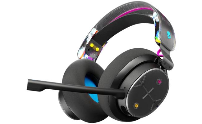 Skullcandy PLYR (2022) Wireless Gaming Headphone (Bluetooth 5.2, USB-A, 3.5mm Aux) Over-Ear Headset w/ Smart Clear Microphone, Rich, Clear Audio, 24 Hours Total Battery + Rapid Charge, Multi-Platform PC Or Console - Black Digi Hype