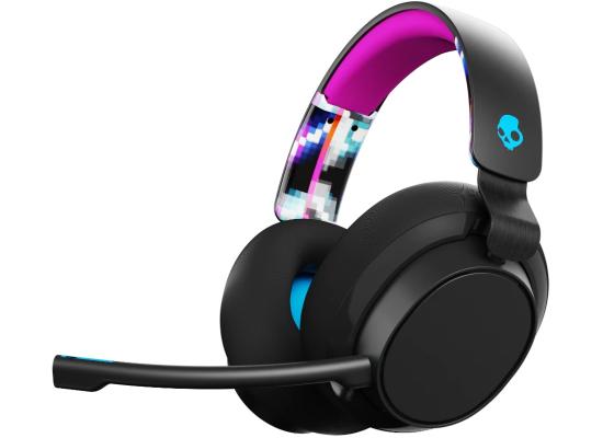 Skullcandy SLYR Wired Lightweight Gaming Headphone (3.5mm Aux, PC Splitter) Over-Ear Headset w/ Advanced Clear Microphone, Rich, Clear Audio, Skullcandy Supreme Sound, Multi-Platform PC Or Console - Black Digi Hype