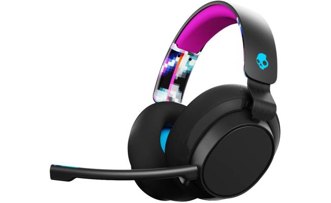 Skullcandy SLYR Wired Lightweight Gaming Headphone (3.5mm Aux, PC Splitter) Over-Ear Headset w/ Advanced Clear Microphone, Rich, Clear Audio, Skullcandy Supreme Sound, Multi-Platform PC Or Console - Black Digi Hype