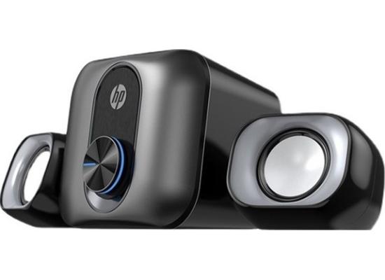 HP DHS-2111S Wired 2.1 Mini Multimedia (3.5mm) Loud Speaker For Home, Office, Gaming Room w/Subwoofer, 360 ° surround sound, 11w Total Power