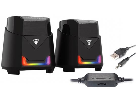 FANTECH HELLSCREAM GS205 RGB Wired USB 2.0 Mobile Gaming  & Music Speaker W/ 360° Surround Sound