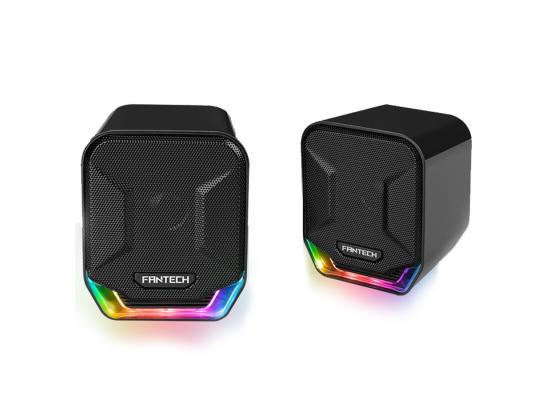 FANTECH SONAR GS202 RGB Wired USB 2.0 Mobile Gaming  & Music Speaker W/ In-line remote control