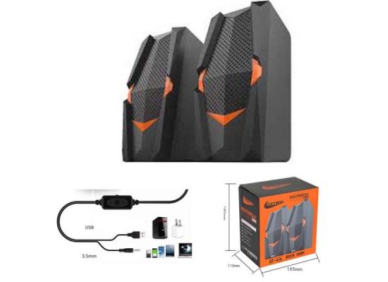 Hotmai HT-414 Multimedia Stereo Speaker w/ USB 2.0 3.5mm Audio