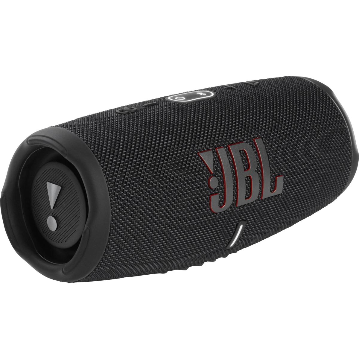 JBL Charge5 Splashproof Portable Bluetooth Speaker - Black