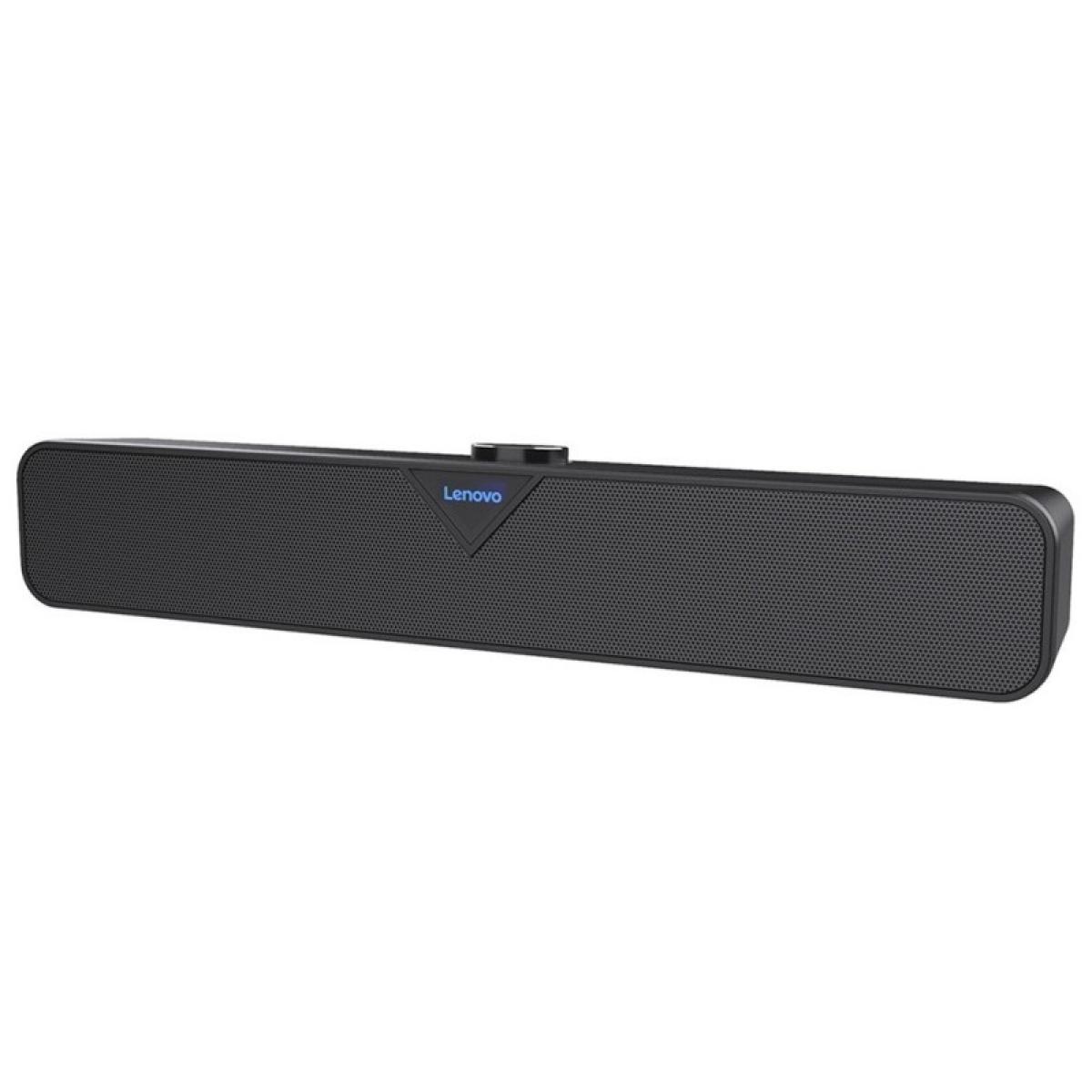 Lenovo L102 Wired & Wireless Bluetooth 5.0 4D Surround Soundbar W/Double Speakers-Black