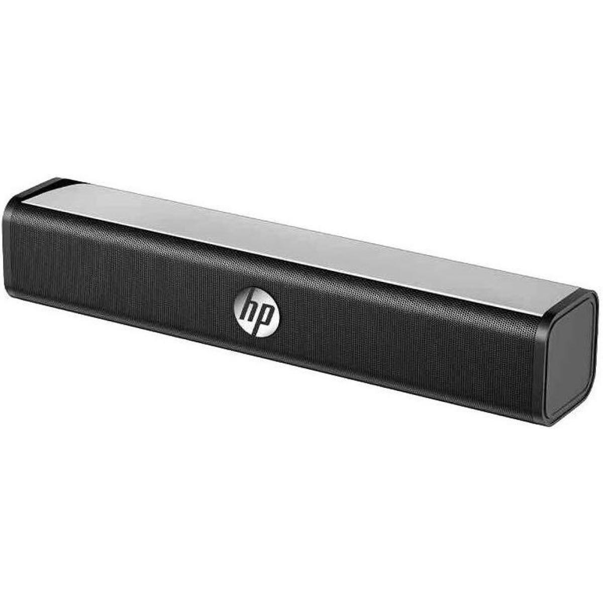 HP WS10 Multimedia (3.5mm) Wired Sound Bar Speaker For Home, Office, Gaming Room, 360° Surround Sound, Dual 3W Speakers, Built-in Subwoofer