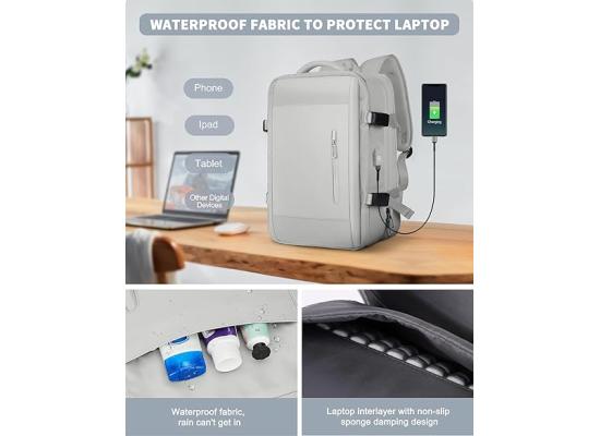 Large Waterproof Outdoor Travel Hiking Sport Backpack 17.3"