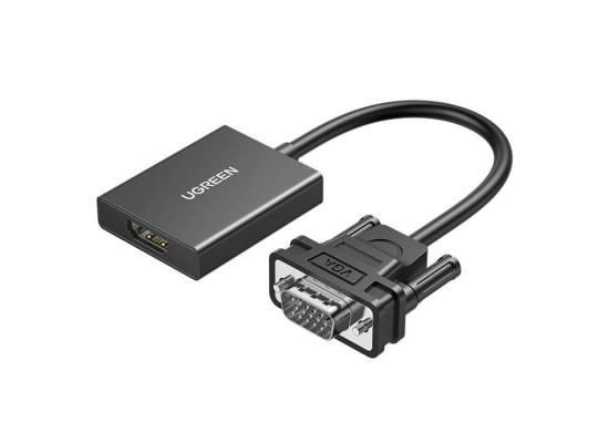 UGREEN  CM513 Cable Adapter VGA (Male) To HDMI (Female) 0.15m black