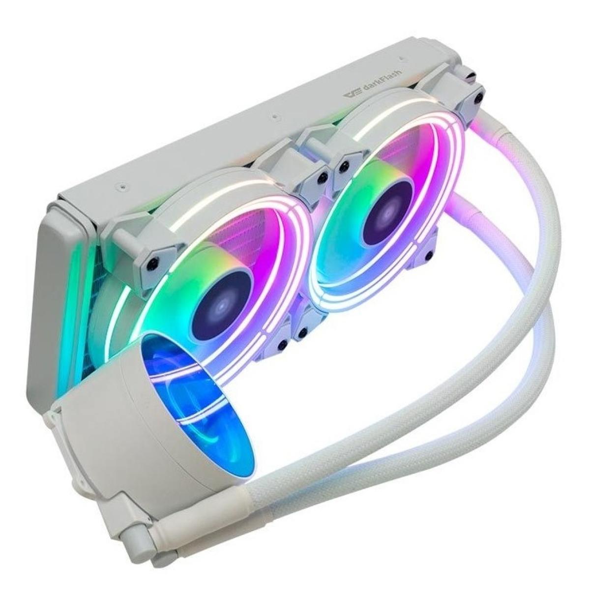 Aigo DarkFlash Symphony TR-240 ARGB LED 240mm AIO Liquid Cooler - White