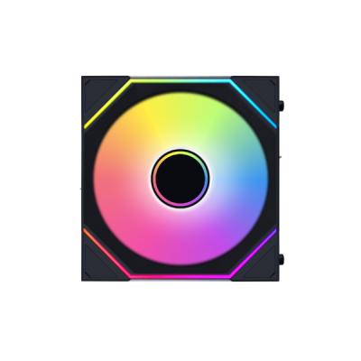 Lian Li UNI Fan SL-Infinity Wireless 120 - Triple Pack - 2.4 GHz Wireless Signal ARGB Fan Control - Double Infinity Mirror - Low Noise - Controller Included - Black (12RSLIN1W3B)