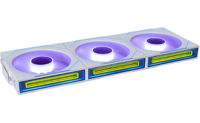 Lian Li UNI Fan SL-Infinity Wireless 120 - Triple Pack - 2.4 GHz Wireless Signal ARGB Fan Control - Double Infinity Mirror - Low Noise - Controller Included - White (12RSLIN1W3W)