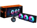 AORUS WATERFORCE II 360 All-in-one 360mm CPU Liquid Cooler With 330-degree Rotatable Water Block Design & Improved Cooling Efficiency, 120mm ARGB Fans Daisy-Chain Mag Fans 