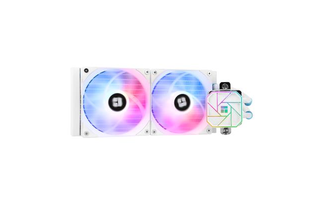 Thermalright Aqua Elite 240 White V3 ARGB CPU Liquid Cooler, High Performance AIO w/ 2x TL-C12W-S V2 Fans, LGA1700