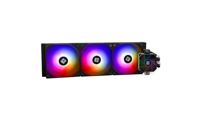 Thermalright Aqua Elite 360 Black V3 ARGB CPU Liquid Cooler, High Performance AIO w/ 3x TL-C12B-S V2 Fans, LGA1700
