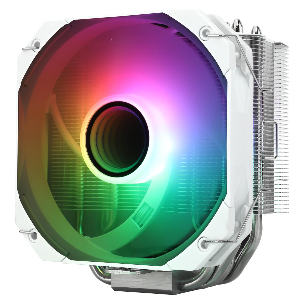 Thermalright Assassin King 120 Mini WHITE ARGB V3 CPU Air Cooler, Single Tower w/ 5x 6mm Heat Pipes & High Performance Single Fan