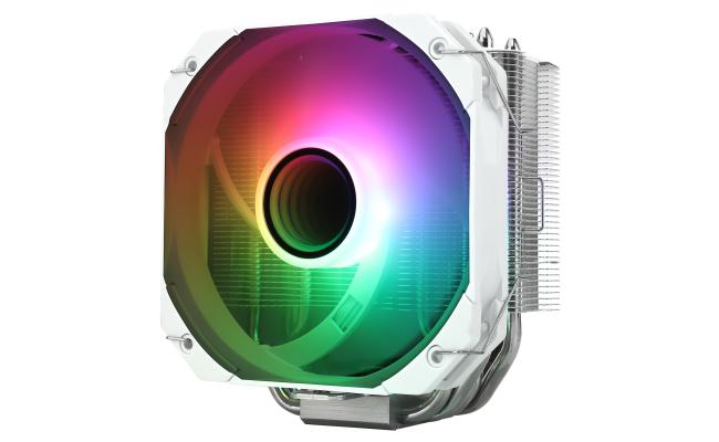 Thermalright Assassin King 120 Mini WHITE ARGB V3 CPU Air Cooler, Single Tower w/ 5x 6mm Heat Pipes & High Performance Single Fan