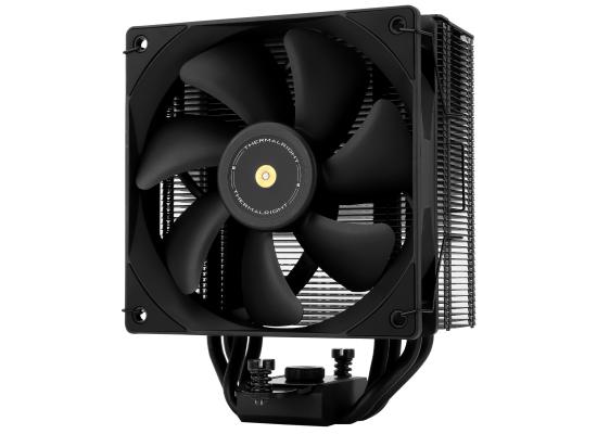 Thermalright Assassin Spirit 120 EVO DARK Fully Black CPU Air Cooler, Single Tower w/ 4x 6mm Heat Pipes & High Performance Single Fan