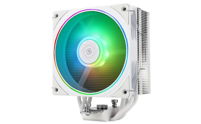 Thermalright Assassin Spirit 120 EVO WHITE ARGB Fully White CPU Air Cooler, Single Tower w/ 4x 6mm Heat Pipes & High Performance Single Fan, LGA1700