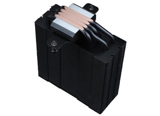 Thermalright Assassin Spirit 120 EVO BLACK ARGB Fully Black CPU Air Cooler, Single Tower w/ 4x 6mm Heat Pipes & High Performance Single Fan, LGA1700