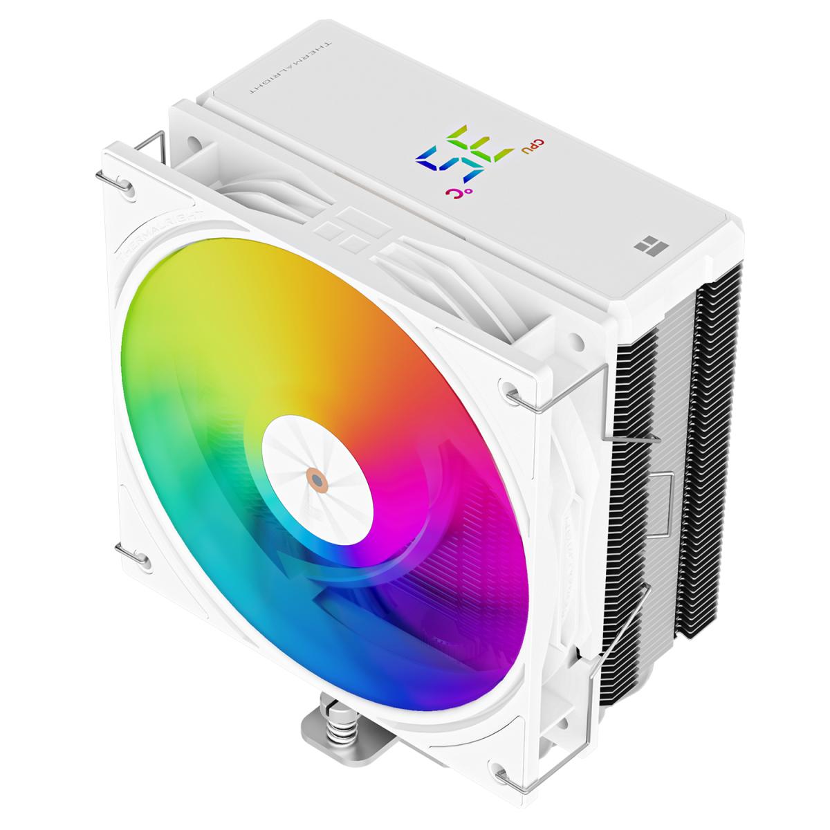 Thermalright Assassin X 120 R Digital ARGB WHITE CPU Air Cooler, Single Tower w/ 4x 6mm Heat Pipes & High Performance Single Fan