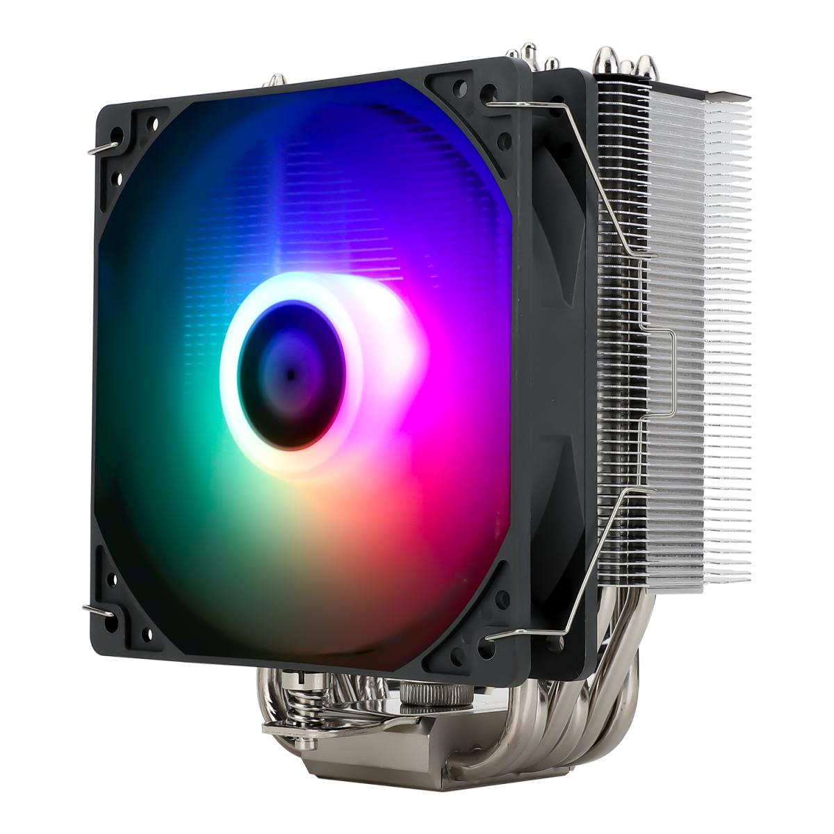 Thermalright Burst Assassin 120 ARGB CPU Air Cooler, Single Tower w/ 6x 6mm Heat Pipes & High Performance Single Fan, LGA1700