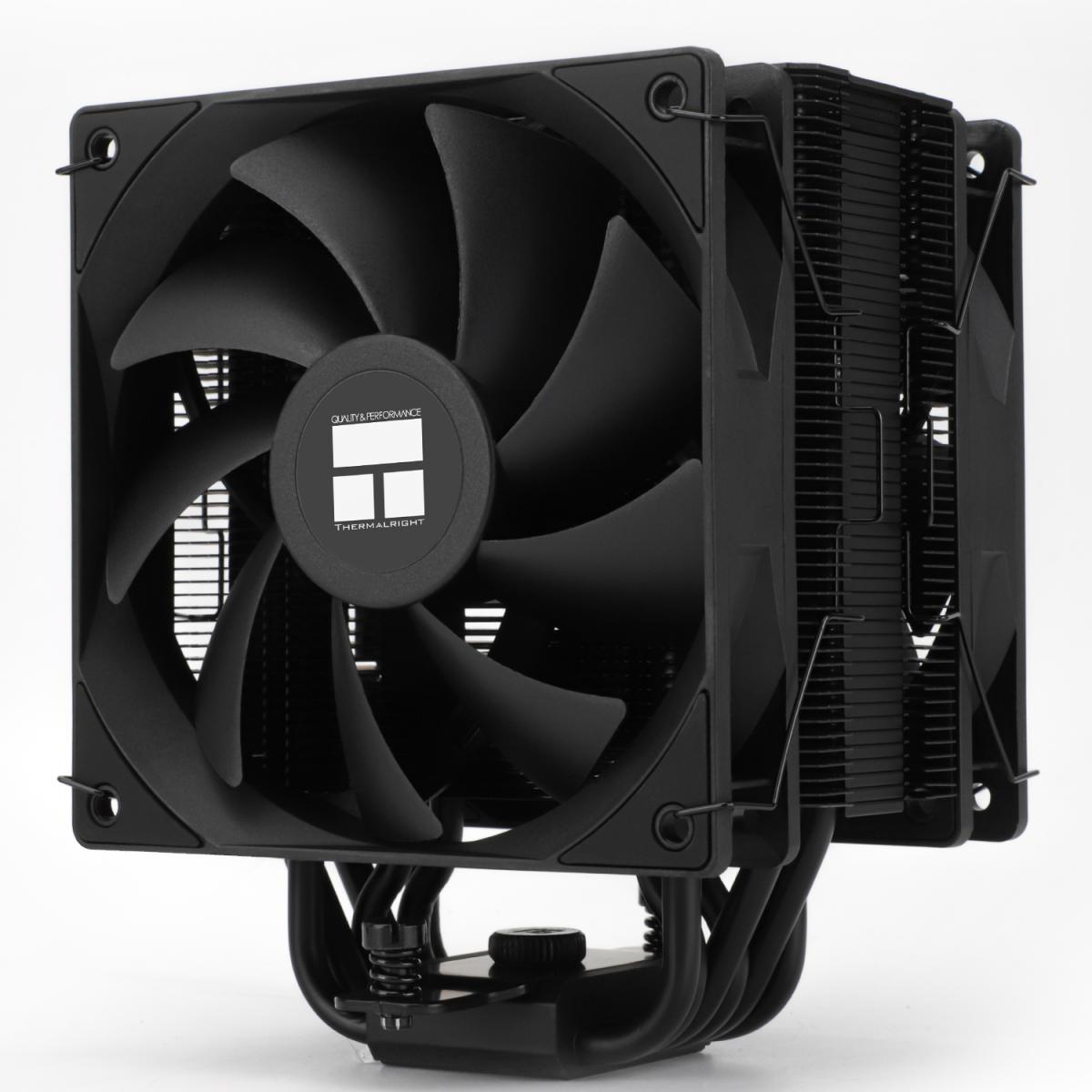 Thermalright Burst Assassin 120 EVO DARK CPU Air Cooler, Single Tower w/ 6x 6mm Heat Pipes & High Performance Dual Fan