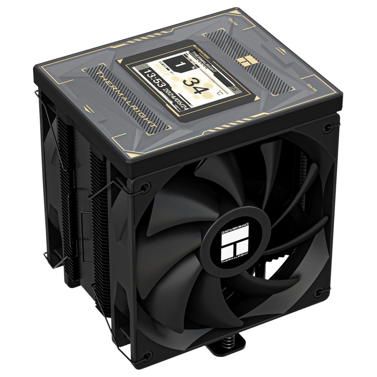 Thermalright Burst Assassin 120 Vision BLACK CPU Air Cooler, Square IPS 2.4