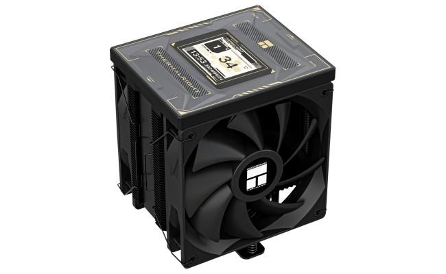 Thermalright Burst Assassin 120 Vision BLACK CPU Air Cooler, Square IPS 2.4" LCD Display, Single Tower w/ 6x 6mm Heat Pipes & High Performance Dual Fan