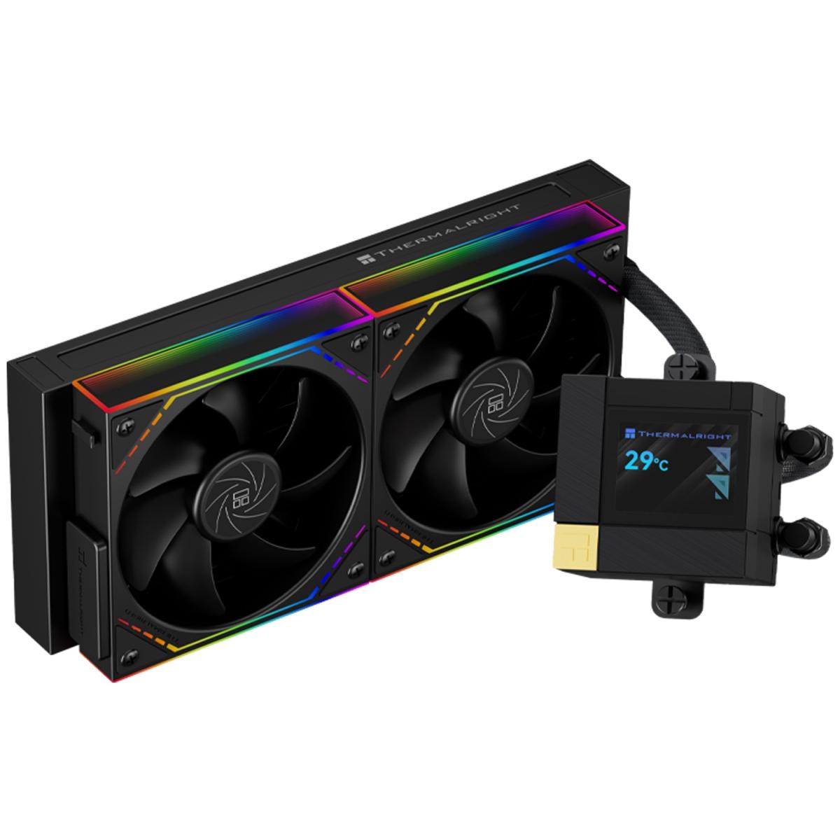 Thermalright Core Matrix 240 Vision ARGB BLACK CPU Liquid Cooler w/ 2