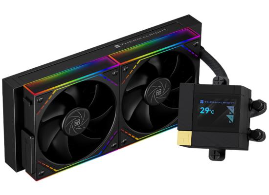 Thermalright Core Matrix 240 Vision ARGB BLACK CPU Liquid Cooler, High Performance AIO TL-M12Q