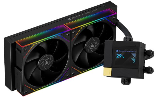 Thermalright Core Matrix 240 Vision ARGB BLACK CPU Liquid Cooler, High Performance AIO TL-M12Q