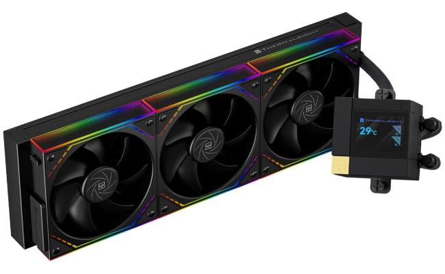 Thermalright Core Matrix 360 Vision ARGB BLACK CPU Liquid Cooler, High Performance AIO TL-M12Q