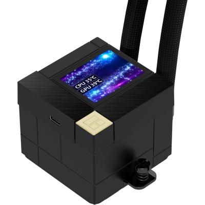 Thermalright Core Matrix 360 Vision ARGB BLACK CPU Liquid Cooler, High Performance AIO TL-M12Q