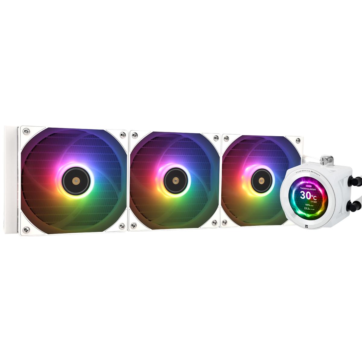 Thermalright Core Vision 360 WHITE ARGB CPU Liquid Cooler w/ 2.1