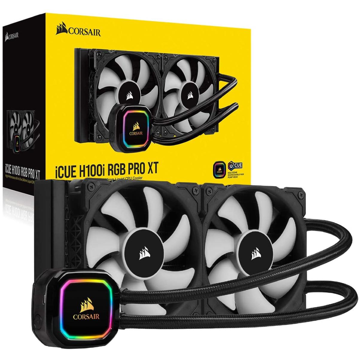 Corsair iCUE H100i RGB PRO XT 240mm Liquid CPU Cooler