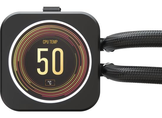 Corsair iCUE H150i ELITE IPS LCD Display All-In-One 360mm Liquid CPU Cooler w/ ML120 RGB ELITE Fans,LGA1700 Support 12th Gen