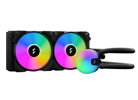 Fractal Design Lumen S24 RGB V2 240mm Low Noise Operation CPU Liquid Cooler w/ Powerful Pump Up To 4000RPM & 2x Aspect 120mm RGB fans